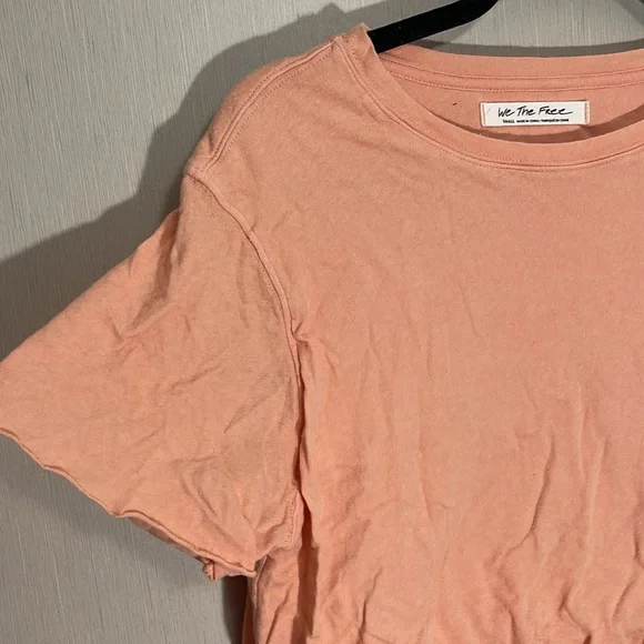 We The Free Peach Crop Top - Picture 2 of 5